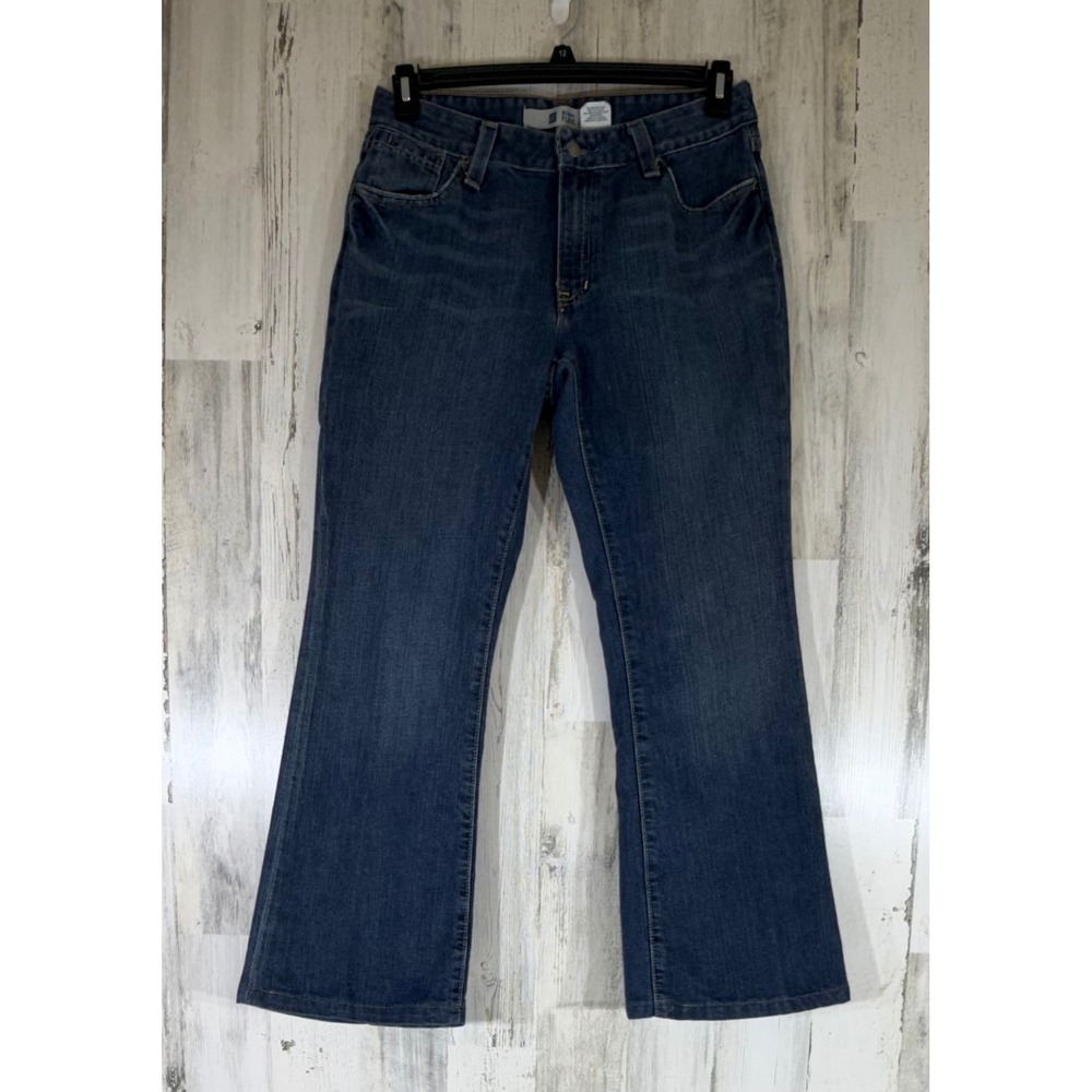 Gap Original Flare‎ Jeans Size 10 Regular (29x28) Mid Rise Y2K Retro Hemmed READ